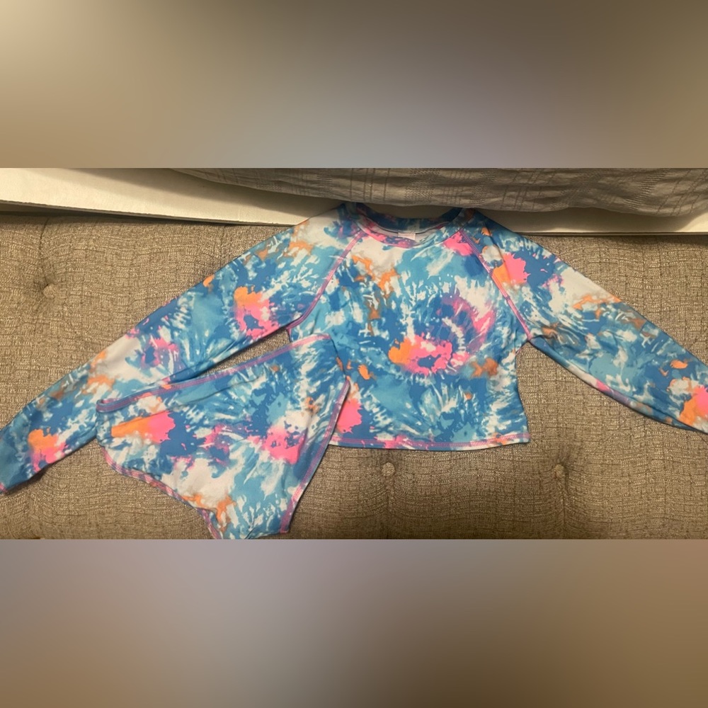 Girls' Tie-Dye Swimwear Set 10/12